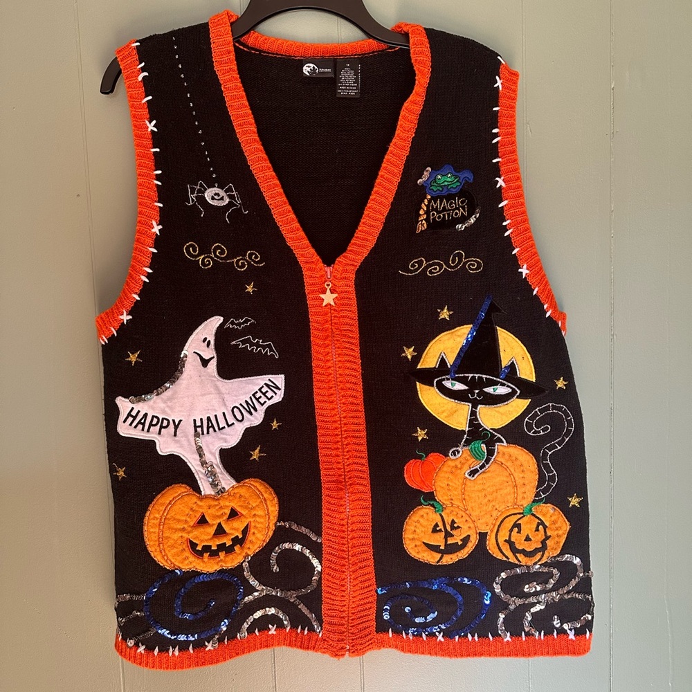 Halloween Sweater Vest